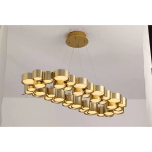 LED Acrylic Gold Resin Creative Chandelier Csutom Color 3000 - 6000K