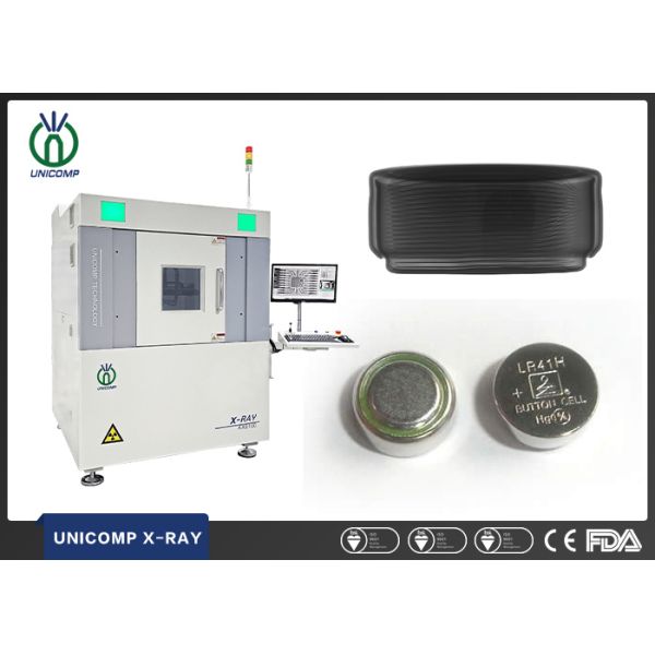 Applying 5μm close tube X-ray to inspect Wearable Electronics rechargeable Lithium button cell