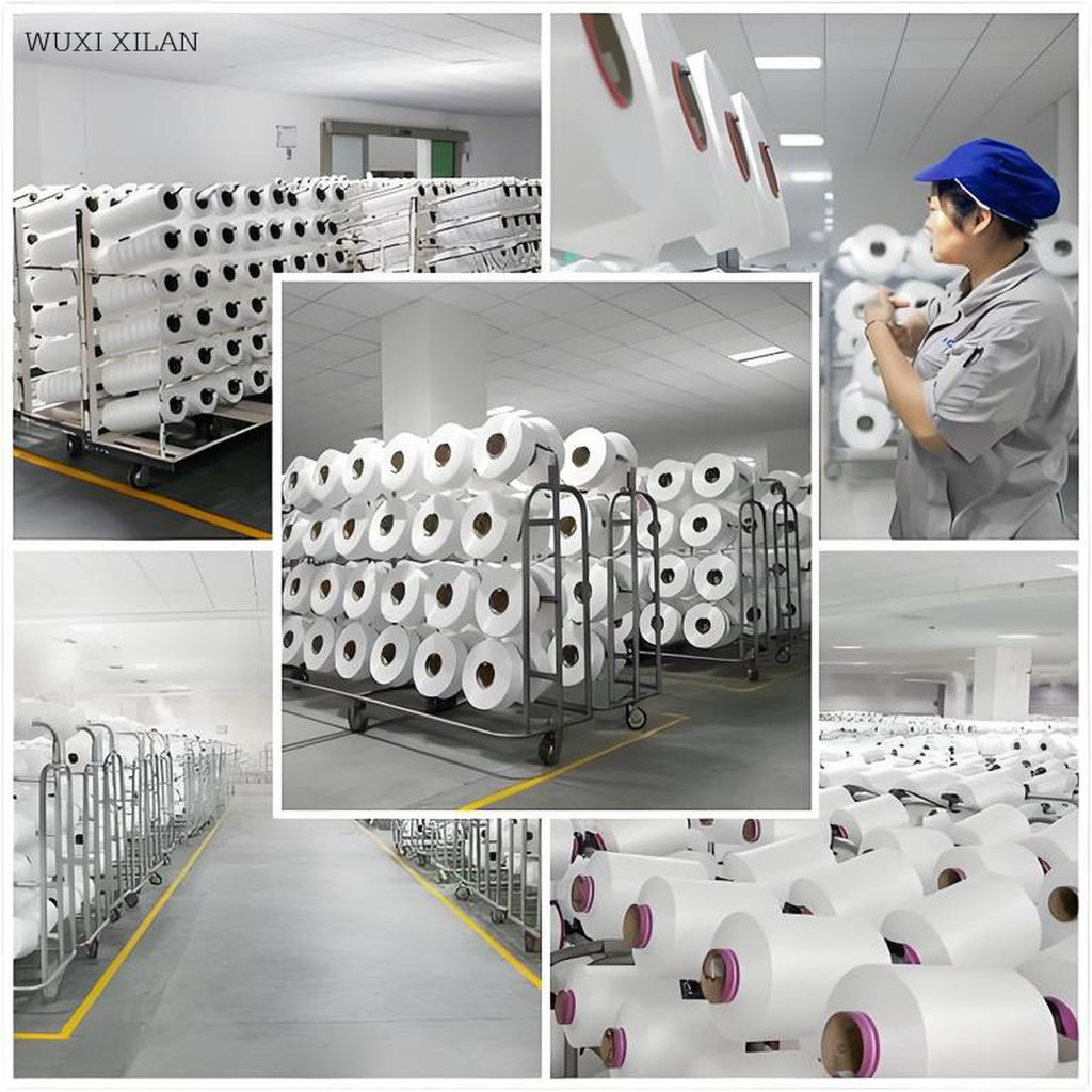 Buy cheap Smooth Bright Recycled Polyester Filament Yarn Polyester Yarn Fdy from wholesalers