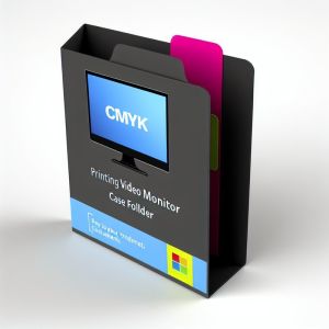 CMYK Printing Video Monitor Case Folder for Customer Requirements