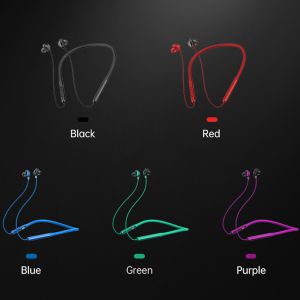 Dustproof Wireless Earbuds Neckband , 110mAh Ipx5 Bluetooth Earphones