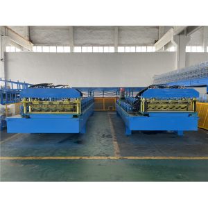 Gear Box Tile Roll Forming Machine With 6 - 8m / Min High Speed 0.6mm 7.5KW