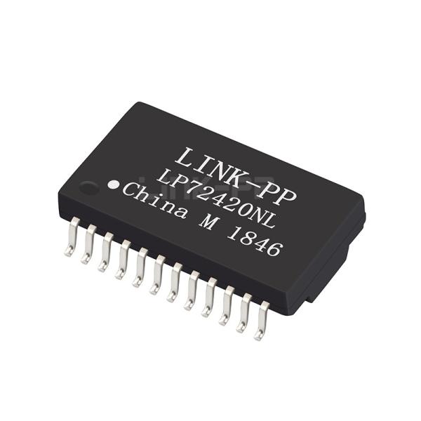 Buy LP72420NL 10G Base-T Single Port  24 PIN SMD POE+ Lan Transformer Modules at wholesale prices