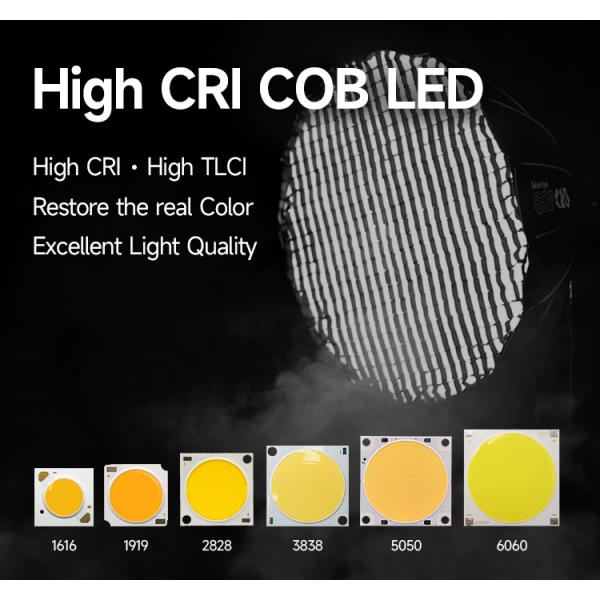 High CRI90+ 18W 16*11mm COB LED 1616 36-39V 3000K For Photography Customizable
