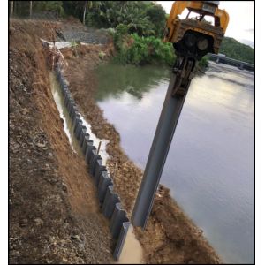 Cold Rolled Z Type Steel Sheet Piles Z Section Z Profile Sheet Pile