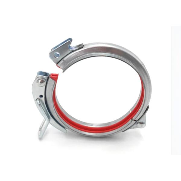China 150mm Ductwork Flange Pipe Quick Release Clamp For Dust Extraction System on sale China 150mm Ductwork Flange Pipe Quick Release Clamp For Dust Extraction System on sale