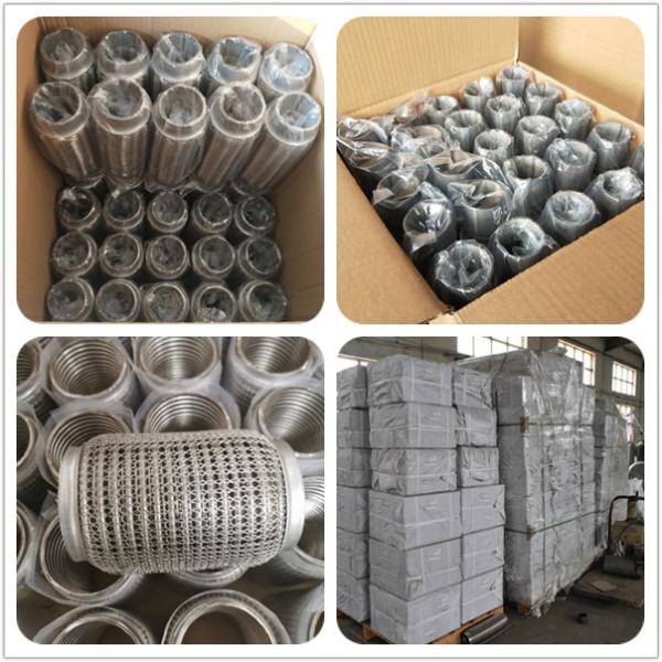 Double Braid 2 X 4 Stainless Steel Exhaust Flex Pipe