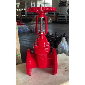 Water Control 4" Manual Rising Stem Gate Valve PN10 PN16 within Water Media