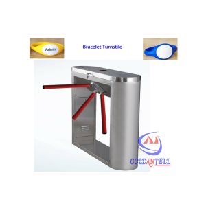 Quality Conveniet Use Swimming Pool / Gym Tripod Turnstile Gate , Bracelet Reader for sale