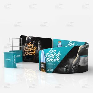 Aluminum Quick Build Exhibition Display Trade Show Booth UV Resistant