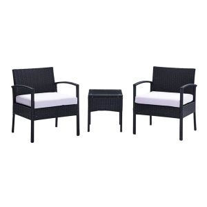 Rust Resistant 60cm Width 70cm Height Rattan Wicker Coffee Table Square