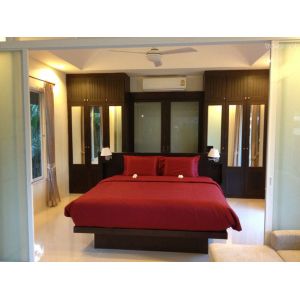 China Hotel style Apartment King size bed with in Wall wardrobe and Kitchen Cabinets on sale