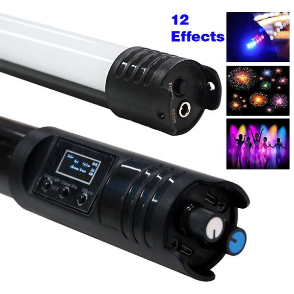 95ra Handheld RGB LED Tube Light 4 Feet 40W Daylight 2800K-9990K Bi Color