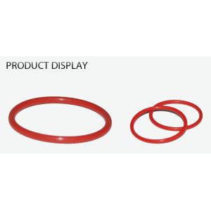 Red OEM IRHD NBR SILICONE Rubber Molding O Ring High Temperature Resistance And