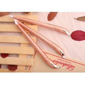 Professional Champagne Manual Microblading Pen / Semi Permanent Eyebrow Pen