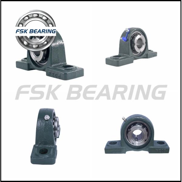 FSKG Brand UKP217+H2317 Pillow Block Mounted Bearings 75*187*310 mm With Adapter Sleeve