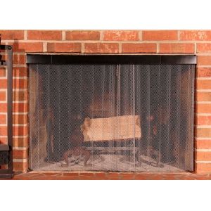 1.5mm Architectural Metal Mesh Acid Resistant Fireplace Mesh Screen Curtain