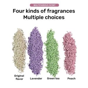 Flushable Strong Clumping Tofu Cat Litter Multi Fragrance Biodegradable