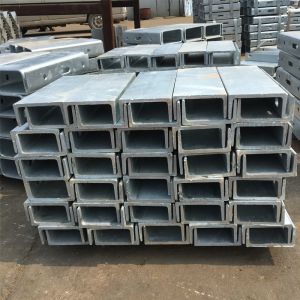Q235 Q345 Customized Flex Beam Guardrail GI Roadway Safety Trapezoidal U Spacer