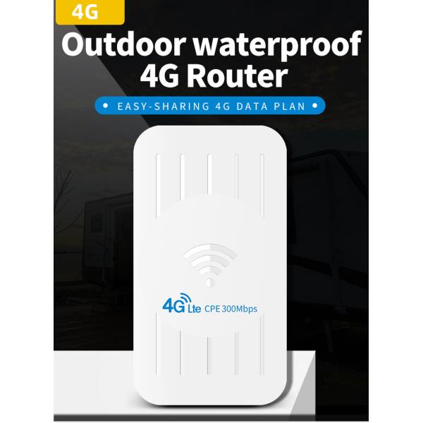 300Mbps 4g Lte Outdoor Router Waterproof 4g Wifi Router With Sim Slot