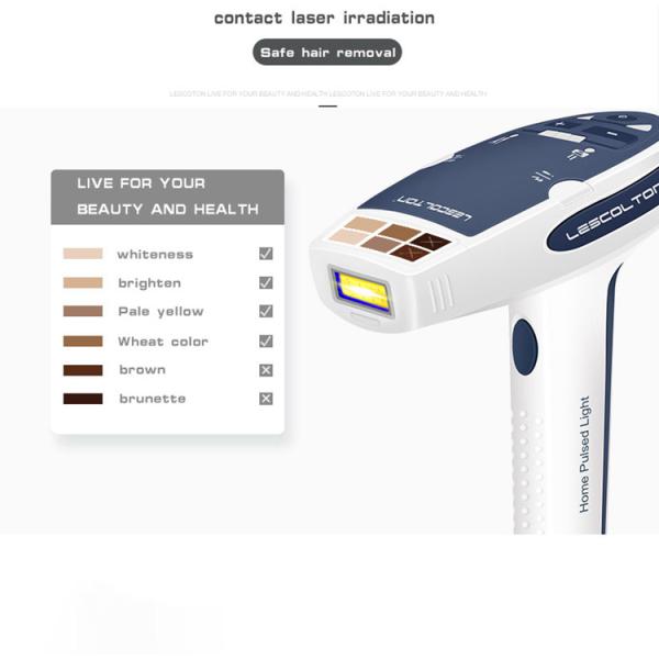 Painless Epilator Home Beauty Machine IPL Laser Hair Removal Lescolton T006