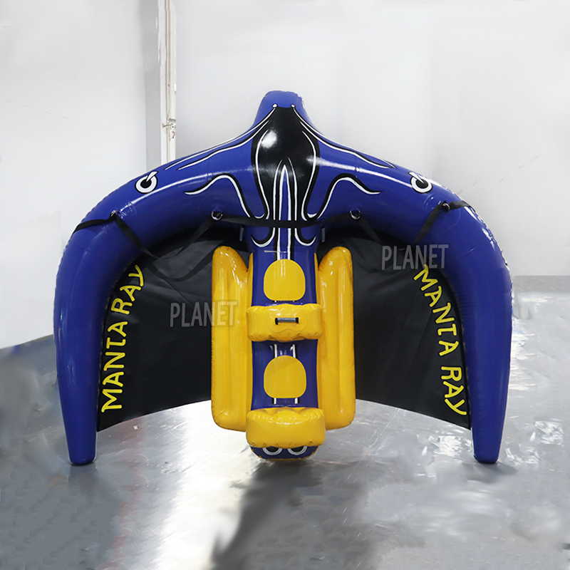Hot Sale Water Sports Inflatable Manta Flying Ray PVC Flying Fish Tube Mantaray