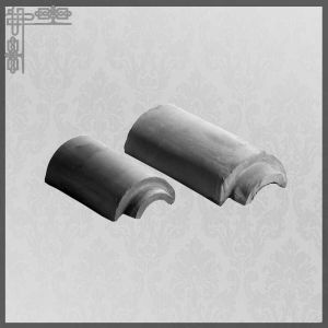 Japanese House Unglazed Flat Chinese Clay Roof Tiles Mosque Traditional