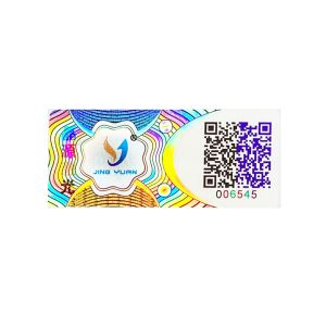 Custom Anti Void Stickers Hologram Die Cut 100microns
