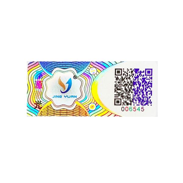 Buy Custom Anti Void Stickers Hologram Die Cut 100microns at wholesale prices