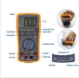 Dt4300A CE Version 200K Multimeter Electrical Tester