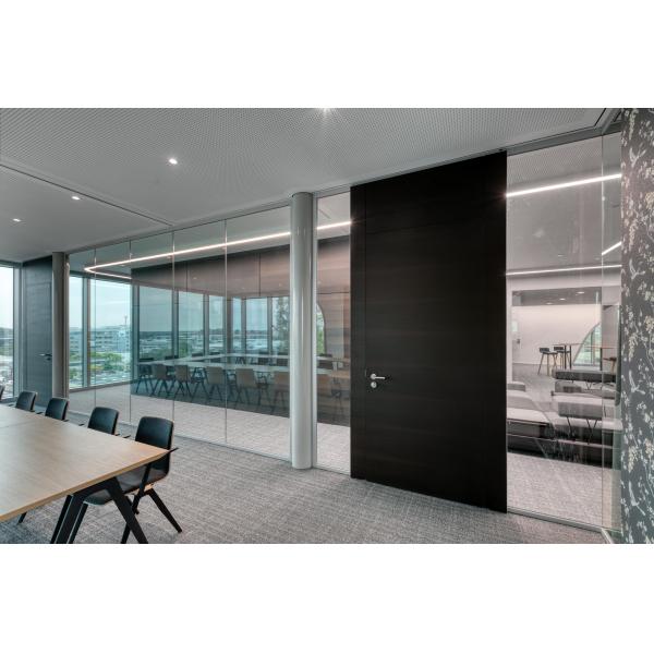Glawall Acoustic Glass Partition Wall with 30dB Soundproofing