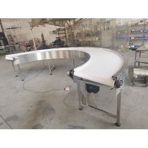 Curved Modular Chain Belt Conveyors