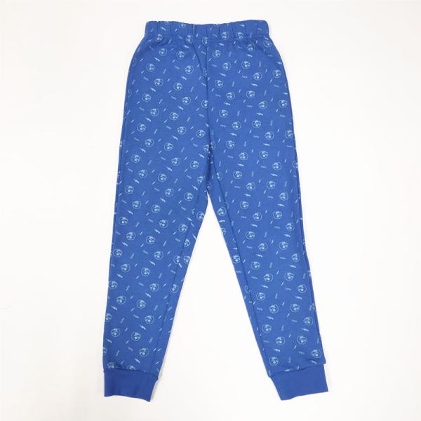 Thermal Comfortable Soft Cartoon Printed 2 Piece Sets Kids Sleepwear Polyester Cotton Children Pajama