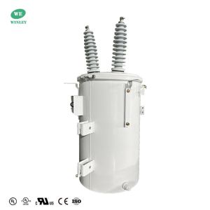 UL Certified ANSI Standard Single Phase Oil Immersed Transformers 50KVA 22.86KV