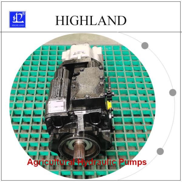 Buy Big Displacement Agricultural Harvester Hydraulic Tandem Pumps With Gear Pump at wholesale prices