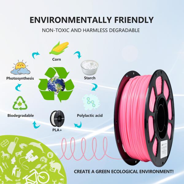 iboss High Toughness PLA+ 3D Printer Filament 1.75mm Mark Pink