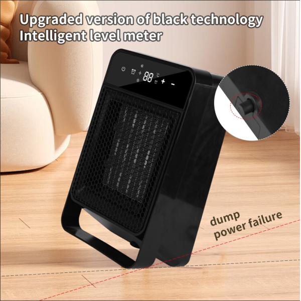 Winter Home Portable Electric Heaters 1100G Fast Heating with Remote LCD Touch Screen