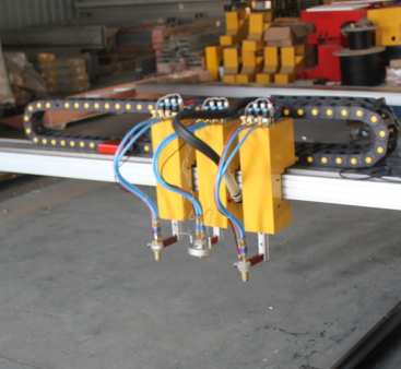 Three Torches Gantry Plasma Cutting Machine High Locating Accuracy Cost Effective