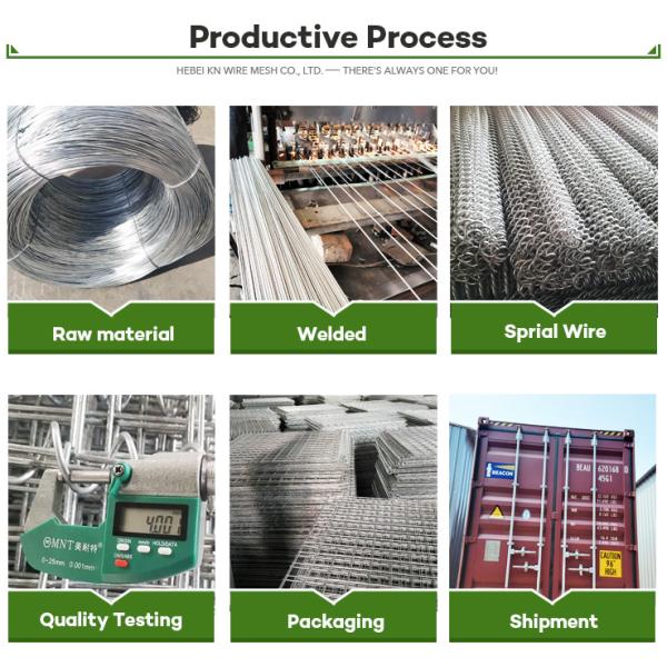 Galfan Landscaping Stone Decorative Gabion Planter Wall Welded Mesh