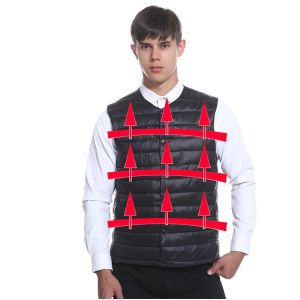 USB Rechargeable Heated Waistcoat Power Bank Heated Vest Outdoor