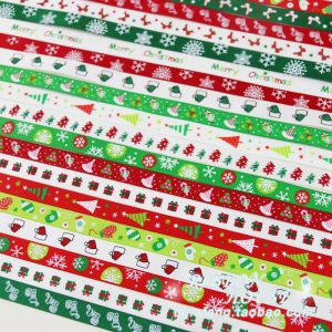 Wholesale Merry Christmas Ribbon With Logo Groigrain Ribbon For Christmas