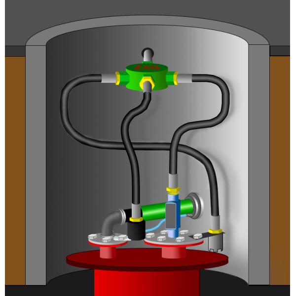 Fuel Pipe Leak Testing Equipment , Double Wall Oil Line Leak Detector