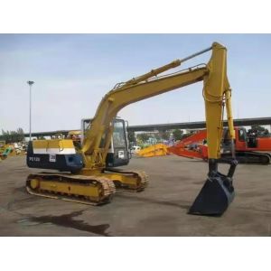Direct Injection Engine PC120-5 12T Used Wheel Excavator