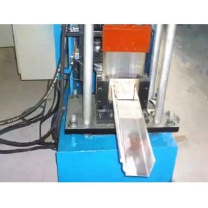 CE / SGS / ISO Low Noise Gutter Roll Forming Machine With Touch Screen