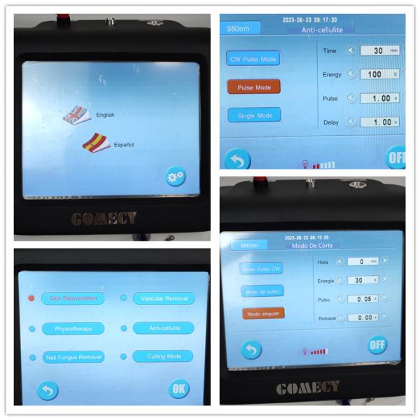 Endolift Laser Lipolysis Machine 1470nm 980nm Varicose Vein Removal Machine