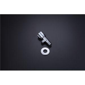 Silver Angle Valve Tap Wash Basin Faucet 304 Stainelss Steel Household Easy