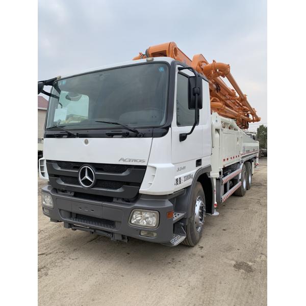 Buy 49M 3Axle Used Cement Pump Truck Machinery Concrete Equipment at wholesale prices