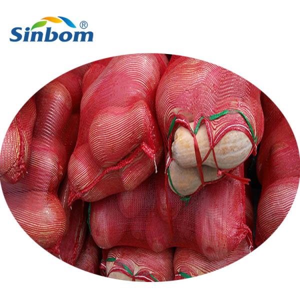 Buy Reusable Vegetables Mesh Bag In PP Material With Drawstring Sealing at wholesale prices