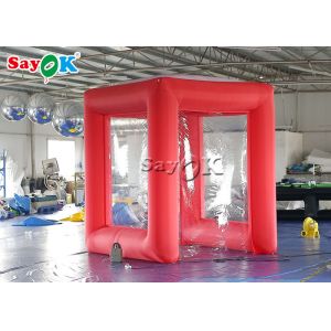 Red Inflatable Medical Disinfection Sterilization Channel For Emergency