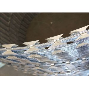 Single Or Cross Concertina BTO CBT Galvanized Barbed Wire